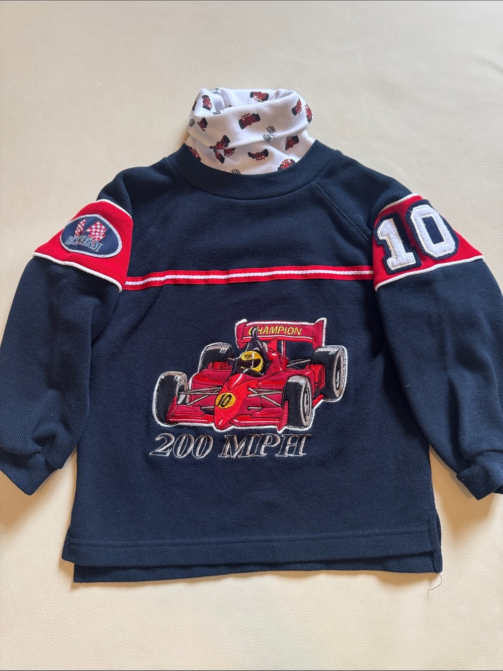 Vintage Kids Headquarters Racecar Crew